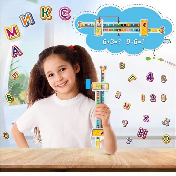 NIB Matching Letter Game with Spelling Math Flash Cards, - Picture 4 of 9